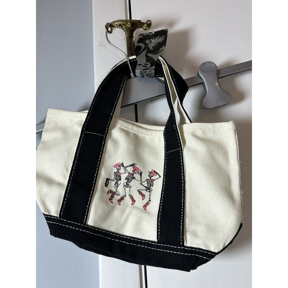 NWT Violet Skye Halloween Skelton Tote Small
